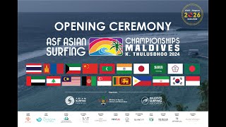 ASF Asian Surfing Championships 2024 Kaafu Thulusdhoo Maldives [upl. by Swane258]