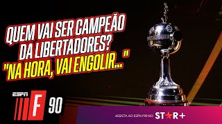 SORTEIO DA LIBERTADORES DEFINE OITAVAS DE FINAL quotO CAMPEÃO VAI SER Oquot  F90BR DEBATE [upl. by Corabelle]