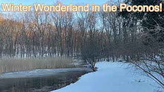 Winter Wonderland in the Poconos [upl. by Odarbil872]