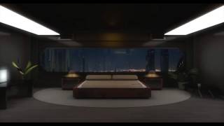 Star Wars Ambience Coruscant Apartment Background White Noise ASMR Relaxation One Hour [upl. by Baun]