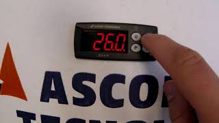 How To Change The Set Point On A Panel Mounted Digital Thermostat Z31 Ascon Tecnologic [upl. by Naivatco]