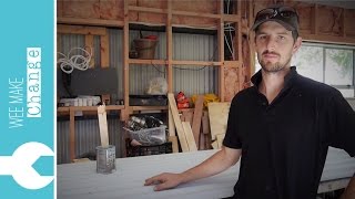 How to Prep and Paint Used Corrugated Iron Tiny House Project [upl. by Ntisuj]