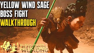 How to DEFEAT Yellow Wind Sage Black Myth Wukong 4K 60FPS [upl. by Tiffanie]