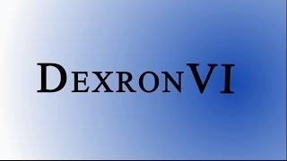 Dexron стандарты для АКПП Dexron II Dexron III Dexron 6 [upl. by Birk516]