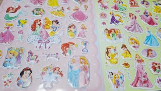 PRINCESS Cinderella Delia MYou Doll Elsa Anna Ariel frozen Sticker Book [upl. by Darnell]