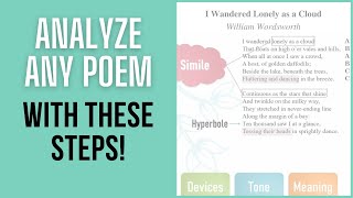 Analyze ANY Poem With These Steps [upl. by Oyam]