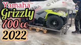 Yamaha grizzly 700 2022 Unboxing ⁉️4k😍 [upl. by Kennan]