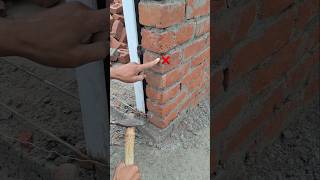 How to attach gate frame to wall गेट की चौखट को दीवार से कैसे जोड़े [upl. by Annohs]