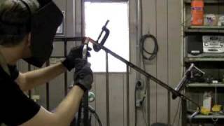 How To Mig Weld  Wrought Iron Railings [upl. by Travers]