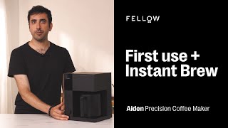 First use  Instant Brew  Aiden Precision Coffee Maker [upl. by Foushee]