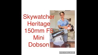 Skywatcher heritage 150mm mini table top dobson part 1 astronomy skywatcher telescope saturn [upl. by Eilerua]