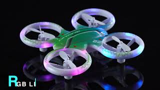 RC Mini Drone with RGB LEDs GT4119 [upl. by Tikna]