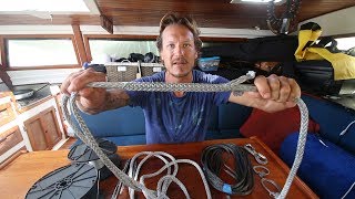 DYNEEMA Howto splice it and make a soft shackle Rigging pt I [upl. by Enninaej523]