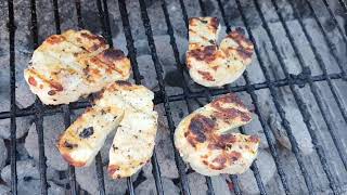 HALLOUMI CHEESE  Quick amp Easy  Grilled Halloumi Cheese  Halloumi Cheese in the Grill [upl. by Ruon]