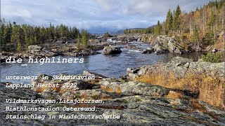 Vildmarksvägen Stekenjokk Östersund Skandinavien  Lappland Herbst 2022 VLOG9 [upl. by Hasan]