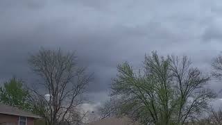 Eppley Airfield tornado formation Omaha Nebraska  April 26 2024 [upl. by Atila]