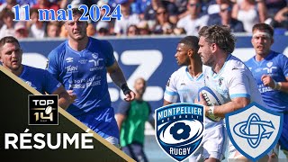 TOP 14  Résumé partie Castres OlympiqueMontpellier Hérault Rugby  J23  Saison 20232024 [upl. by Flynn192]