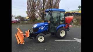 Kompakttraktor New Holland Boomer 25 mit Schild Matev und Streuer Germany [upl. by Wachtel]