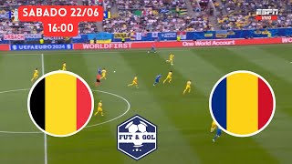 🔴 BELGICA  RUMANIA EN VIVO  EUROCOPA 2024 FUT AND GOL [upl. by Lindahl]