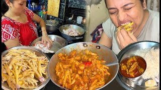 Chicken Feet Gravy  Village Cooking amp Eating  Nepali Style Cooking [upl. by Aikit]