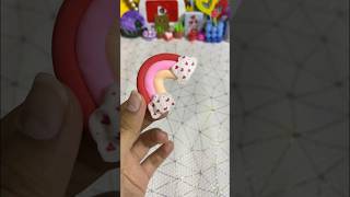 Lovely clay ideas❤️🌈 clay clayart claycrafts clayvideos trending shorts cute [upl. by Dnaltroc]