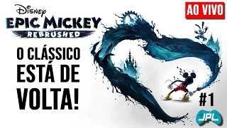 Disney Epic Mickey Rebrushed  Do início  Esse jogo é fantástico  Português [upl. by Nyer]