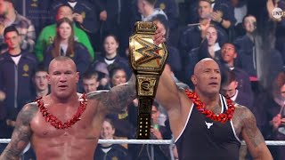 The Rock Help Randy Orton Wins Undisputed Championship Roman Reigns Lose [upl. by Joo]