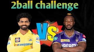 quotRAVINDR JADEJA VS A RUSALquot2ball challange shots cricket ytshorts [upl. by Rachele]