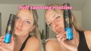 Bondi Sands 1 hour express foam tanning routine [upl. by Nedrah]