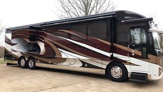 2019 AMERICAN COACH EAGLE HERITAGE 45C CLASS A 605HP CUMMINS RV MOTOR HOME COACH FOR SALE REVIEW [upl. by Kendell]