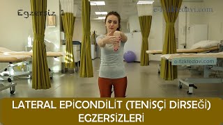 Lateral Epikondilit Tenisçi Dirseği Egzersizleri [upl. by Enomaj225]