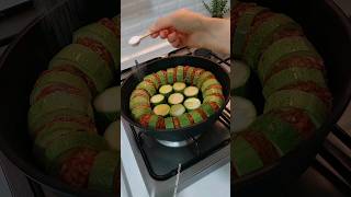 1 kaşık kıyma ile harika bir kabak yemegi👌 keşfet pratiktarifler cookingrecipes [upl. by Ojok]