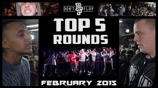 Top 5 Rap Battle Rounds February 2015  Funny Compilation [upl. by Vanderhoek753]