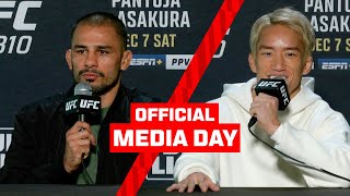 quotOnce He KOd My Teammate He Caught My Attentionquot 👀  UFC 310 Media Day [upl. by Gehlbach]