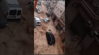 إعصار إسبانياإعصار فالنسيا ispanya Floods in Valencia Spainمغاربة في فالنسيا [upl. by Arraes]