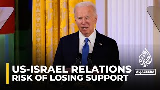 US President Joe Biden says Israel is starting to lose support because of Gaza bombing [upl. by Kelton165]