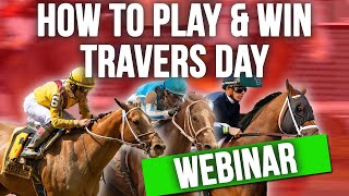 Travers day handicapping seminar with Horse Racing Nation pro reports [upl. by Ecerahc]