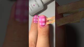 Gingham Nails💁🏻‍♂️💜nails nailart nailinspo nailsart nailarttutorial summernails naildesign [upl. by Hannavas611]