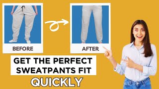 Shrink Your Sweatpants into Perfect Fit  Simple Methods [upl. by Shah]