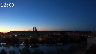 Summer Solstice  24h Time Lapse  Stockholm [upl. by Rimola]