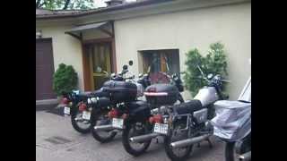 Japanese riders on MZ ETZ 250 in Kraków 23052013 JAPHCZSKPL part 12 [upl. by Kosel]