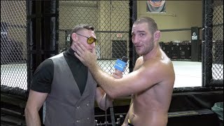 Sean Strickland Slaps His Blood On The Schmo’s Face [upl. by Kelam]