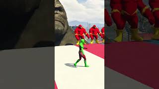 GTA 5 Spiderman Ragdolls  Jumps  Fails ep98 shorts [upl. by Noel]