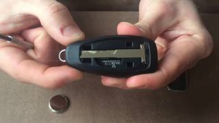 hack How to change Ford keyless go remote key battery in under 1 min English [upl. by Aridnere]