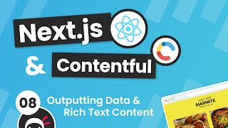 Nextjs amp Contentful Site Build Tutorial 8  Rich Text Content [upl. by Genesia]