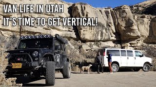 Van Life Exploring Utah  Were Going Vertical [upl. by Tedman106]