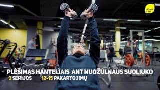 Pratimai pradedantiems sportuoti vyrams 1 diena – LEMON GYM [upl. by Nnaaihtnyc]