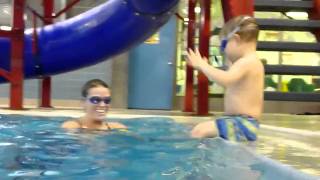 3yo William diving to 9 feet3m at the pool [upl. by Aliuqehs]