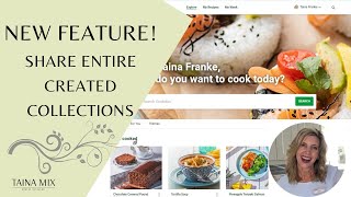 Share your created collections in Cookidoo® – new feature Thermomix Cookidoo recipes [upl. by Nurav]