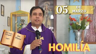 EVANGELIO DE HOY martes 5 de marzo del 2024  Padre Arturo Cornejo [upl. by Brander429]